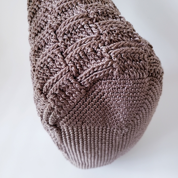 The Sak Elliott Lucca Brown Knit Shoulder Bag - Picture 7 of 16